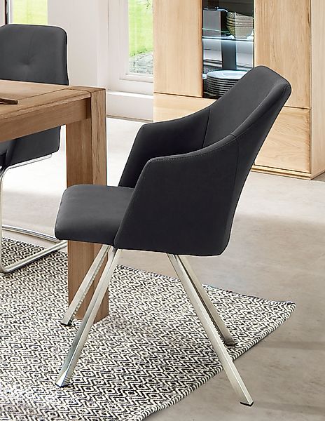 MCA furniture Esszimmerstuhl »Madita 4 Fuß Stuhl B-eckig«, (Set), 2 St., Ve günstig online kaufen