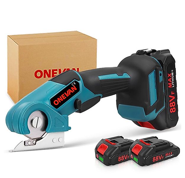 ONEVAN Akku-Universalschere Elektrische Schere Set Akkuschere Stoffschere m günstig online kaufen