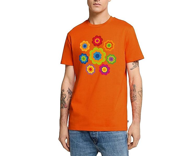 Spreadshirt T-Shirt 70er Jahre Hippie Flower Power Kostüm Blumen Fasching M günstig online kaufen
