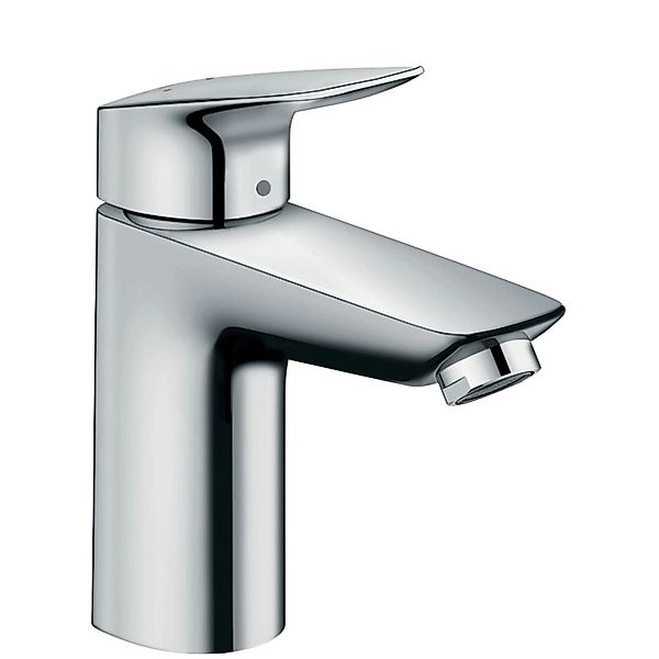 hansgrohe Waschtischarmatur Logis 100 Wasserhahn Bad mit Zugstangenablauf C günstig online kaufen