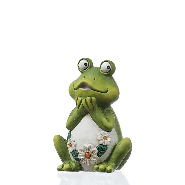 MARELIDA Gartenfigur verträumter Frosch Rosie Dekofigur günstig online kaufen