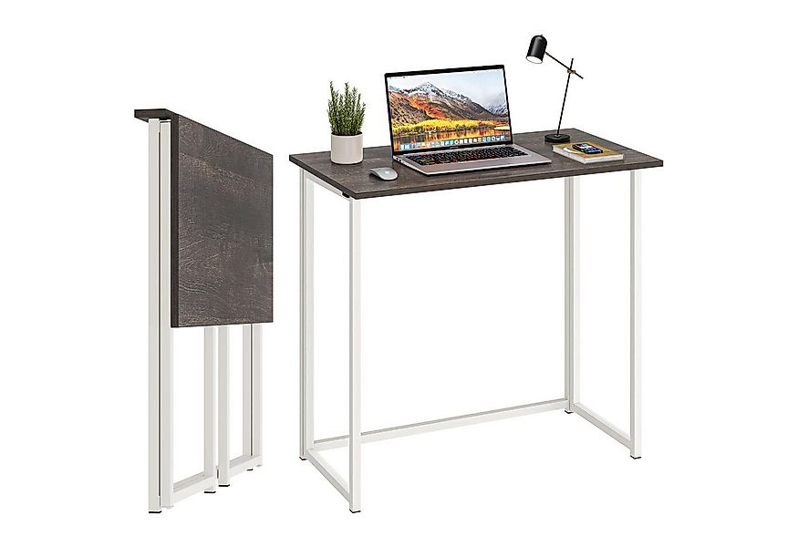 NAIMP Schreibtisch faltbar Computertisch Klapptisch Arbeitstisch Bürotisch günstig online kaufen