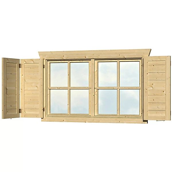 Skan Holz Fensterläden für Doppelfenster für 28-DF-01 und 45-DF-03 günstig online kaufen