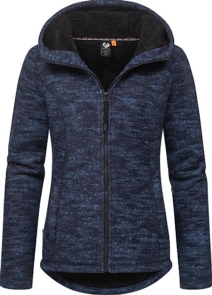 Ragwear Kapuzenstrickjacke Lyshka Melange Kuschelige Kapuzenjacke günstig online kaufen