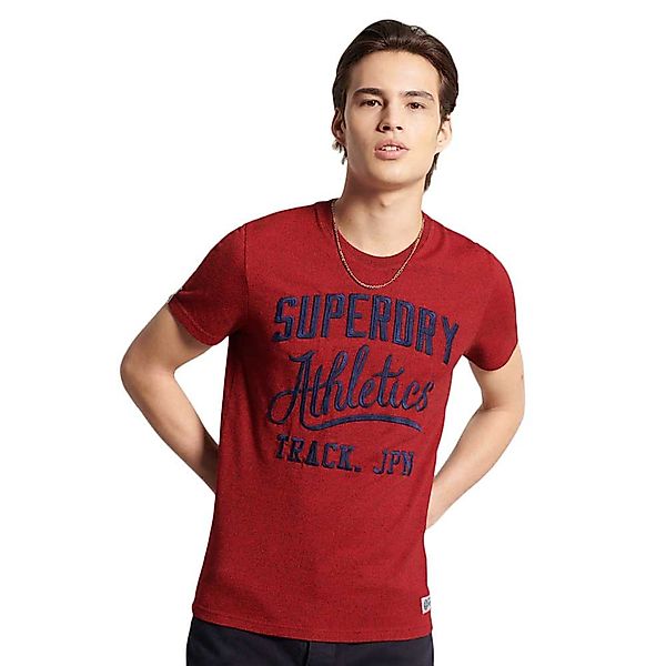 Superdry Vintage Varisty Embroidered Kurzarm T-shirt XL Red Hook Grit günstig online kaufen