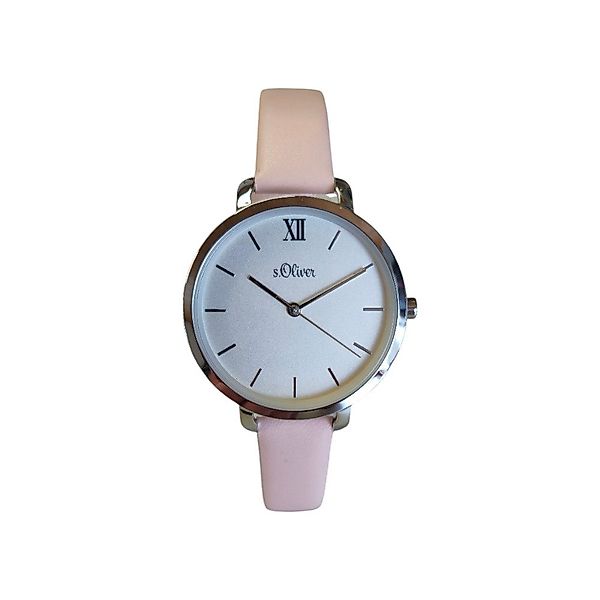 s.Oliver Quarzuhr s.Oliver Armbanduhr mit Lederarmband günstig online kaufen