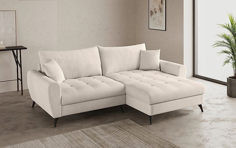 Mr. Couch Ecksofa "Blackburn II, L-Form" Mit Kaltschaumpolsterung bis 140 k günstig online kaufen