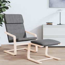 vidaXL Polsterhocker Fußhocker Dunkelgrau 51x41x40 cm günstig online kaufen
