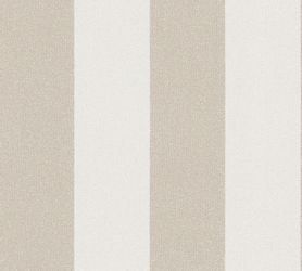 Bricoflor Streifentapete in Beige Tapete mit Blockstreifen Ideal fürs Wohnz günstig online kaufen