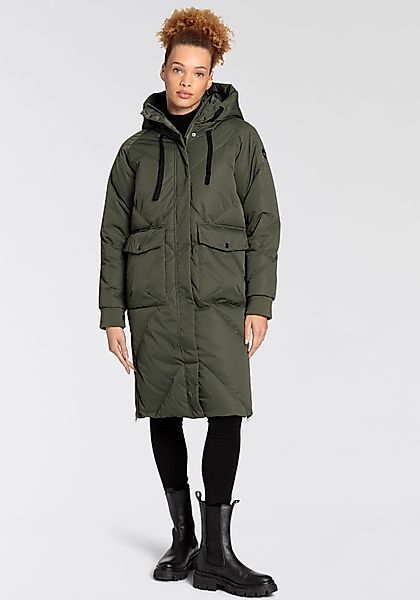 Polarino Daunenmantel im Oversize-Fit, wasserabweisend, atmungsaktiv günstig online kaufen