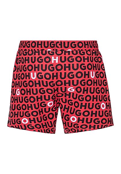HUGO Badehose TORTUGA mit Allover-Logoschriftzug günstig online kaufen