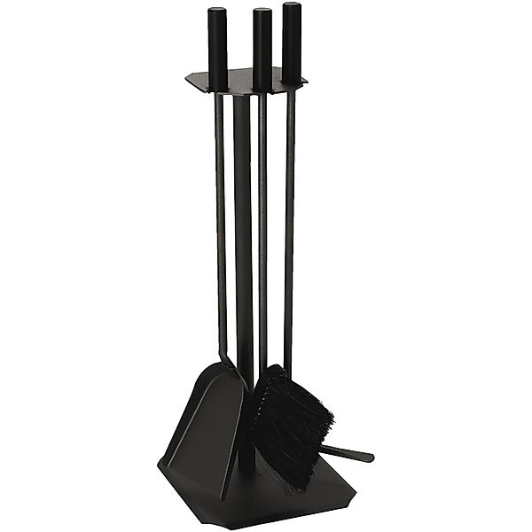 Kaminbesteck Schwarz 26 cm x 62 cm x 21 cm günstig online kaufen