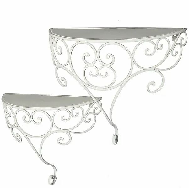 Ambiente Haus Deko-Wandregal »Increto Wandregal-Set aus Eisen 45cm«, (1 St. günstig online kaufen