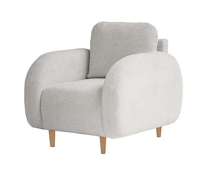 Beautysofa Sessel OPTIMO, Kunststoffbeine in schwarzer günstig online kaufen