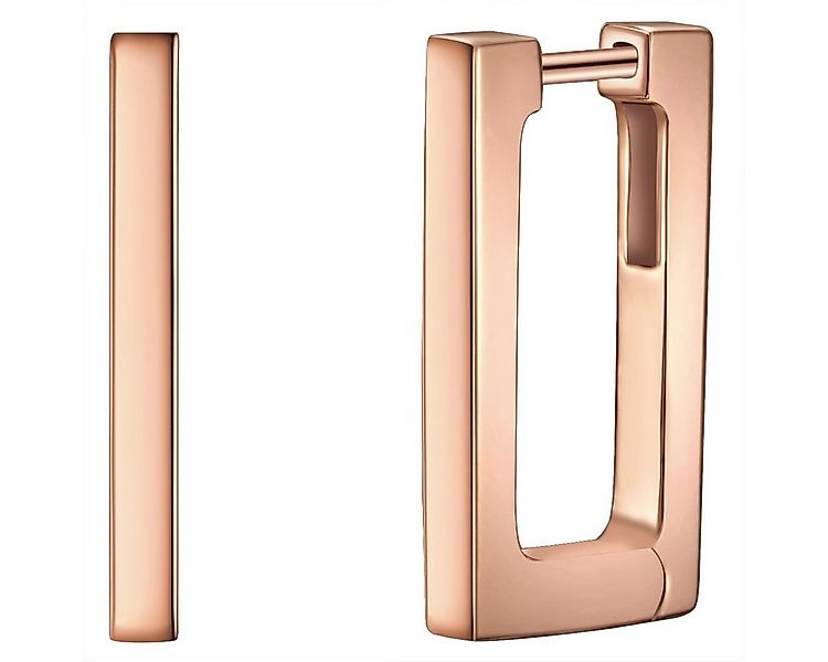 Glanzstücke München Paar Creolen roségold, in Sterling Silber günstig online kaufen