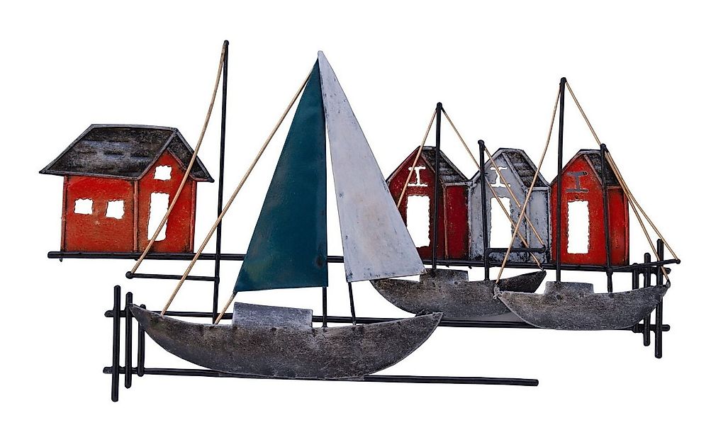 Kaufhaus le petit Wanddekoobjekt Wanddeko Schiff Segelboot Wandbild Haus Bo günstig online kaufen