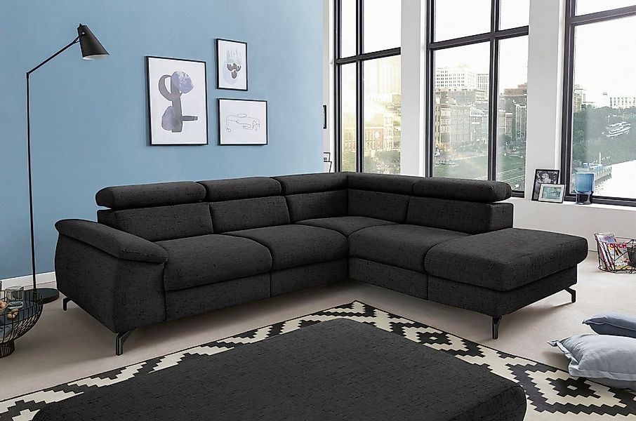 COTTA Polstergarnitur Komaris L-Form, (Set), Set bestehend aus: Ecksofa mit günstig online kaufen