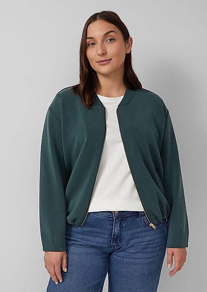 s.Oliver Sweatjacke Sweatshirt Jacke (1-tlg) günstig online kaufen