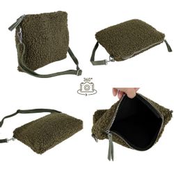 MIRROSI Umhängetasche Damen Flauschige Damen Plüsch, günstig online kaufen