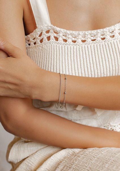 Hey Happiness Armketten Set Damen Edelstahl, günstig online kaufen