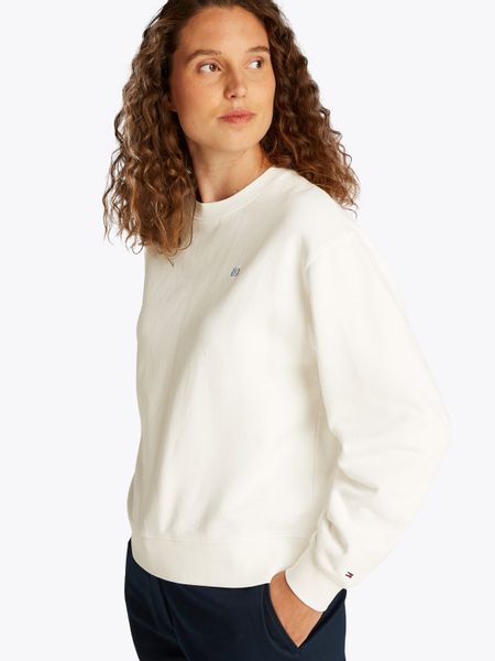 Tommy Hilfiger Sweatshirt "REG CONTRAST FLAG SWEATSHIRT" mit Logo-Flag günstig online kaufen