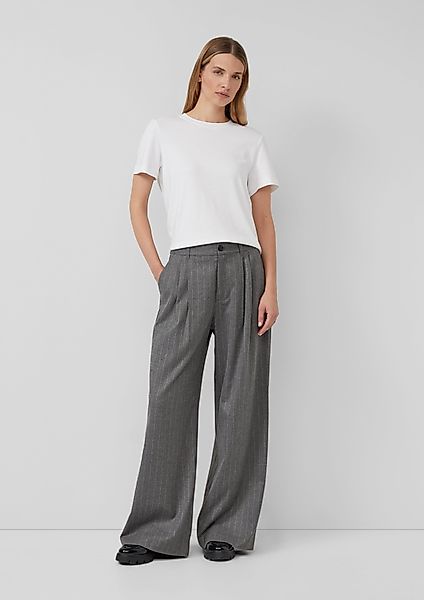 s.Oliver Stoffhose Wide-Leg-Hose mit Nadelstreifen und günstig online kaufen