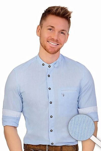 Spieth & Wensky Trachtenhemd Trachtenhemd - MITTENFELS - hellblau günstig online kaufen