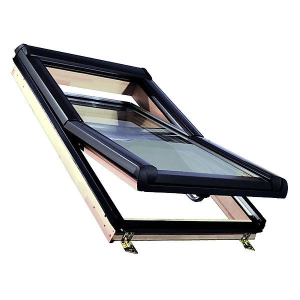 Roro Holz-Dachfenster KB1.1 VSG 54 cm x 98 cm Kiefer günstig online kaufen