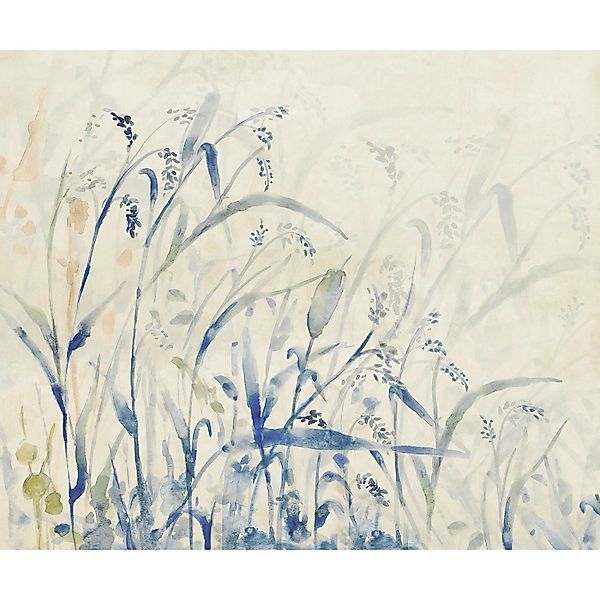 Komar Vliestapete Castle 300 cm x 250 cm Beige-Blau günstig online kaufen