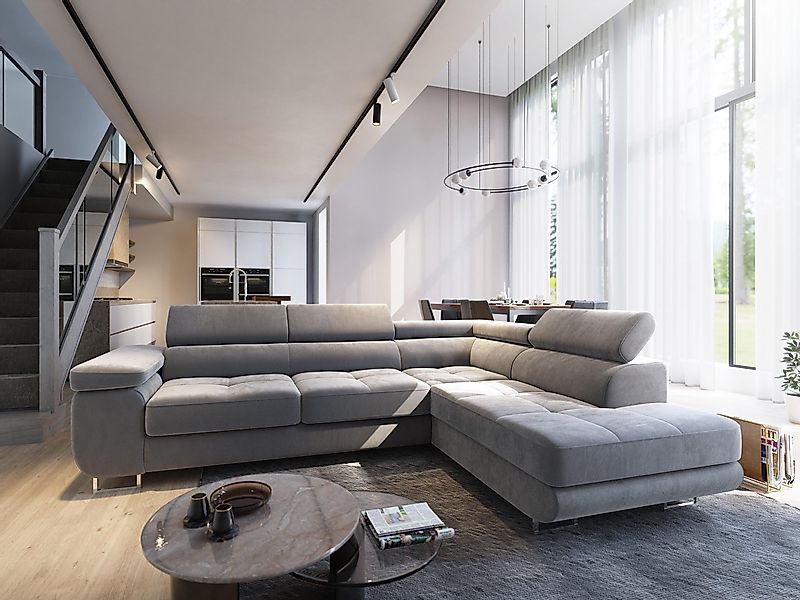 Masseno Ecksofa SELVA mit Schlaffunktion L-Form, günstig online kaufen
