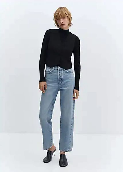 Gerade Jeans mit Vorwärtsnähten günstig online kaufen