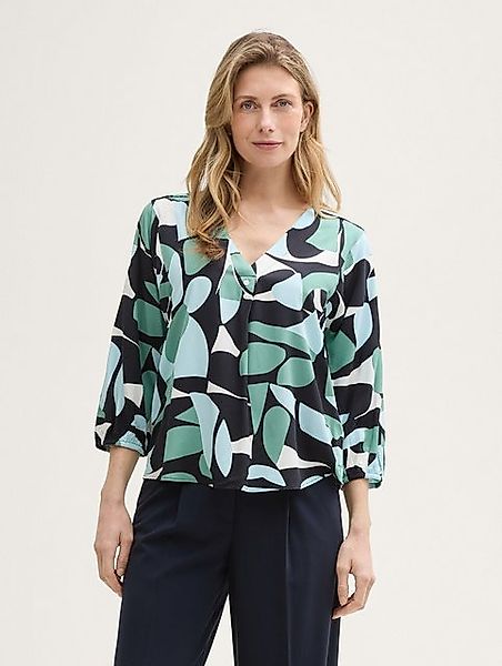 TOM TAILOR Langarmbluse Bluse mit Muster günstig online kaufen