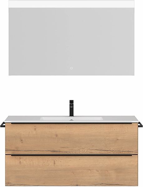 nobilia Badmöbel-Set "Levere" vormontiert, mit Soft-Close, 2 Stk. tlg. günstig online kaufen
