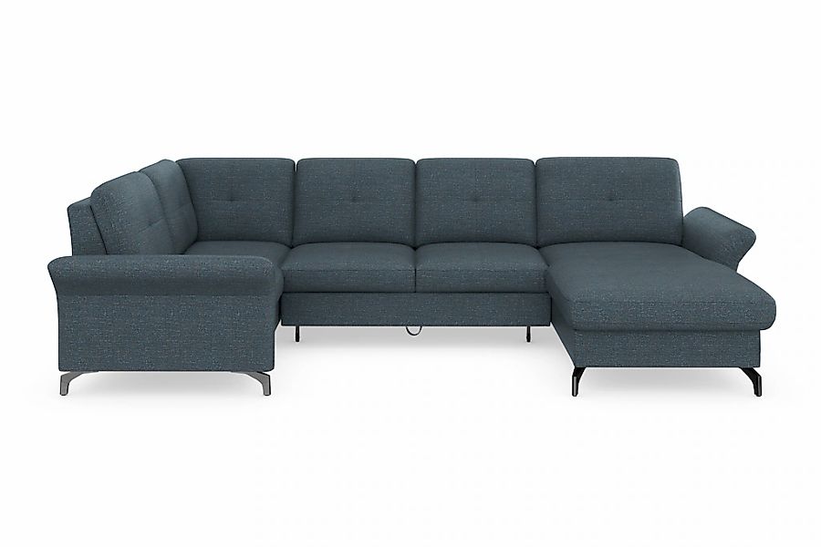 PLACES OF STYLE Wohnlandschaft "Calando U-Form" wahlweise mit Bettfunktion, günstig online kaufen