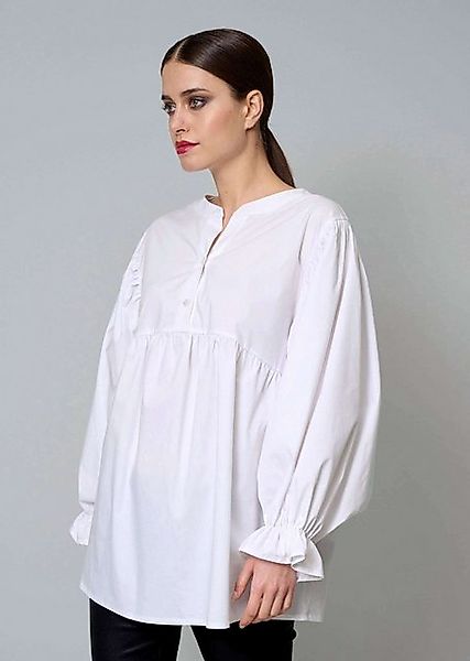 Alba Moda Schlupfbluse Popelinebluse mit Stehkragen günstig online kaufen