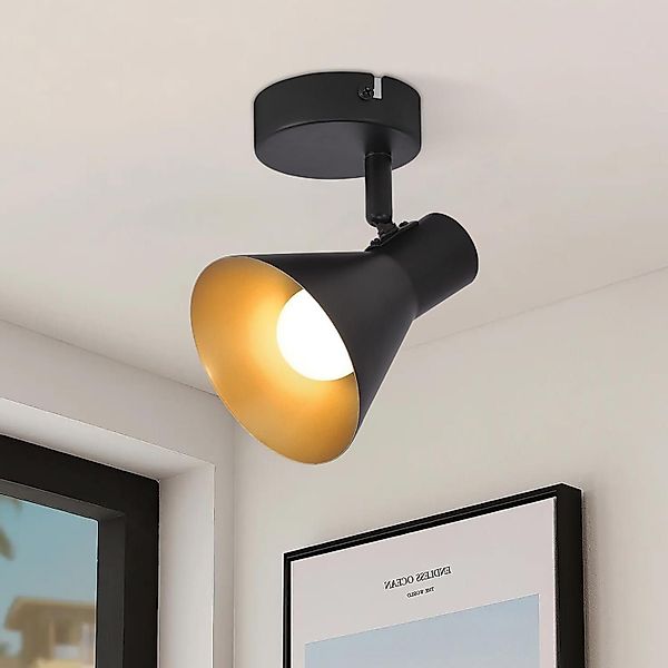 ZMH Wandleuchte Innen Wandlampe Schwarz - günstig online kaufen
