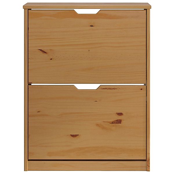 INTER-FURN Schuhkipper aus Kiefer Massiv in Honigfarben (BxHxT: 60x81x25 cm günstig online kaufen
