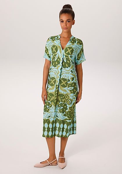 Aniston CASUAL Sommerkleid mit extravagantem, grafischen Druck günstig online kaufen