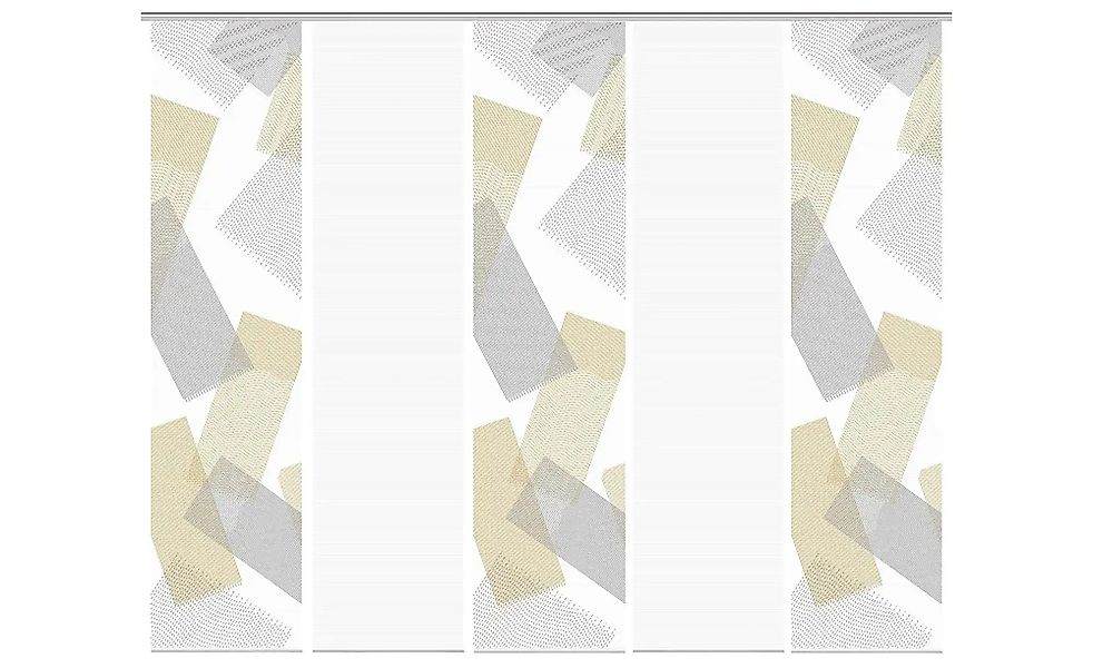 VISION S Schiebevorhang   ¦ gold ¦ Synthetik ¦ Maße (cm): B: 60 H: 260 Gard günstig online kaufen