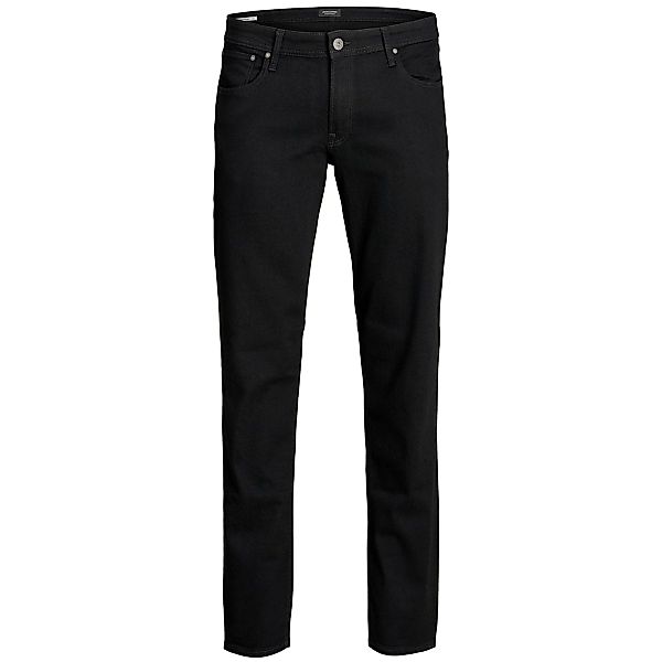 Jack&Jones Stretch-Jeans „Tim“, Slim Fit Farbe schwarz Größe: 46/32 günstig online kaufen