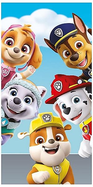 PAW PATROL Handtuch Nickelodeon Paw Patrol Handtuch Strandtuch Badetuc, Fro günstig online kaufen