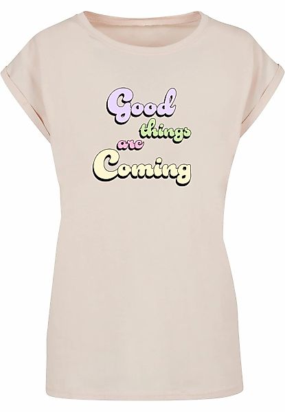 Merchcode T-Shirt "Merchcode Damen Ladies Good Things Extended Shoulder Tee günstig online kaufen
