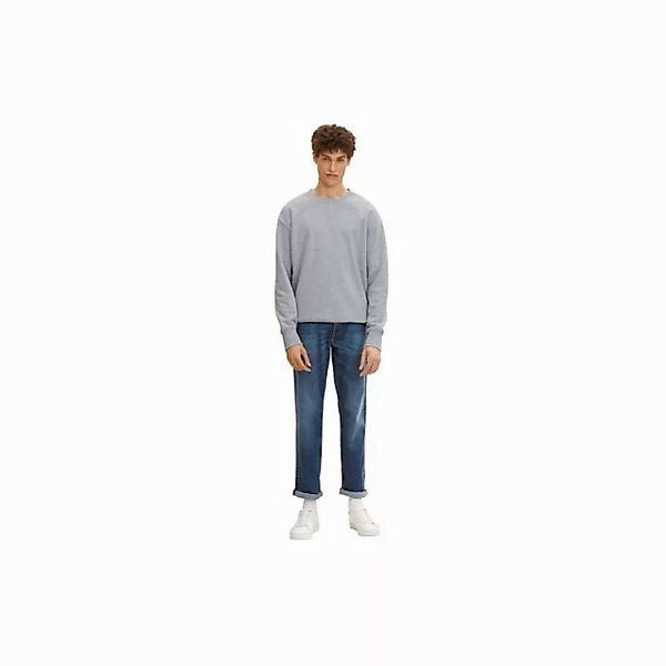 TOM TAILOR 5-Pocket-Jeans mittel _ grau regular fit (1-tlg) günstig online kaufen