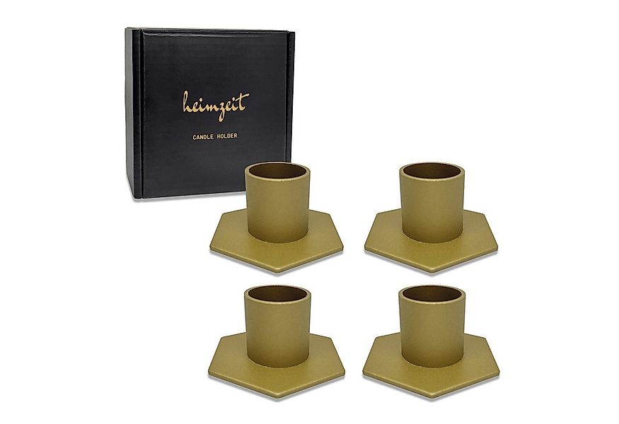 heimzeit Tischkerzenhalter heimzeit Kerzenhalter für Stabkerzen 22 mm (Set, günstig online kaufen