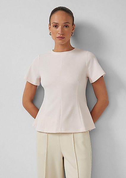 s.Oliver Kurzarmshirt T-Shirt T-Shirt aus Interlockjersey mit weiten Ärmeln günstig online kaufen