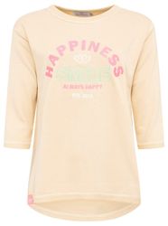 Zwillingsherz Langarmshirt "Smile" 3/4-Arm, Rundhalsausschnitt, Stickerei günstig online kaufen