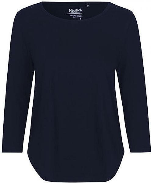Neutral Langarmshirt Damen Three Quarter Sleeve günstig online kaufen