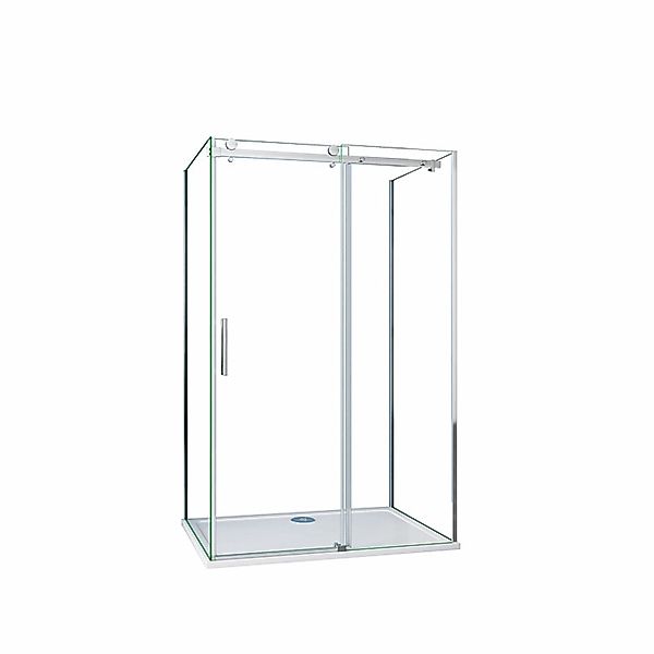 Duschparadies U-FORM Duschkabine 110 x 90 x 90 cm U-Duschkabine Höhe 195cm günstig online kaufen