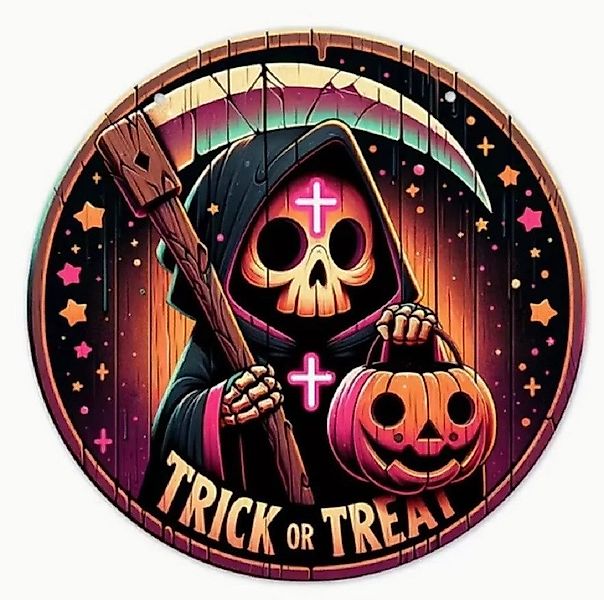 COFI 1453 Wanddekoobjekt Halloween Todesengel Türschild günstig online kaufen