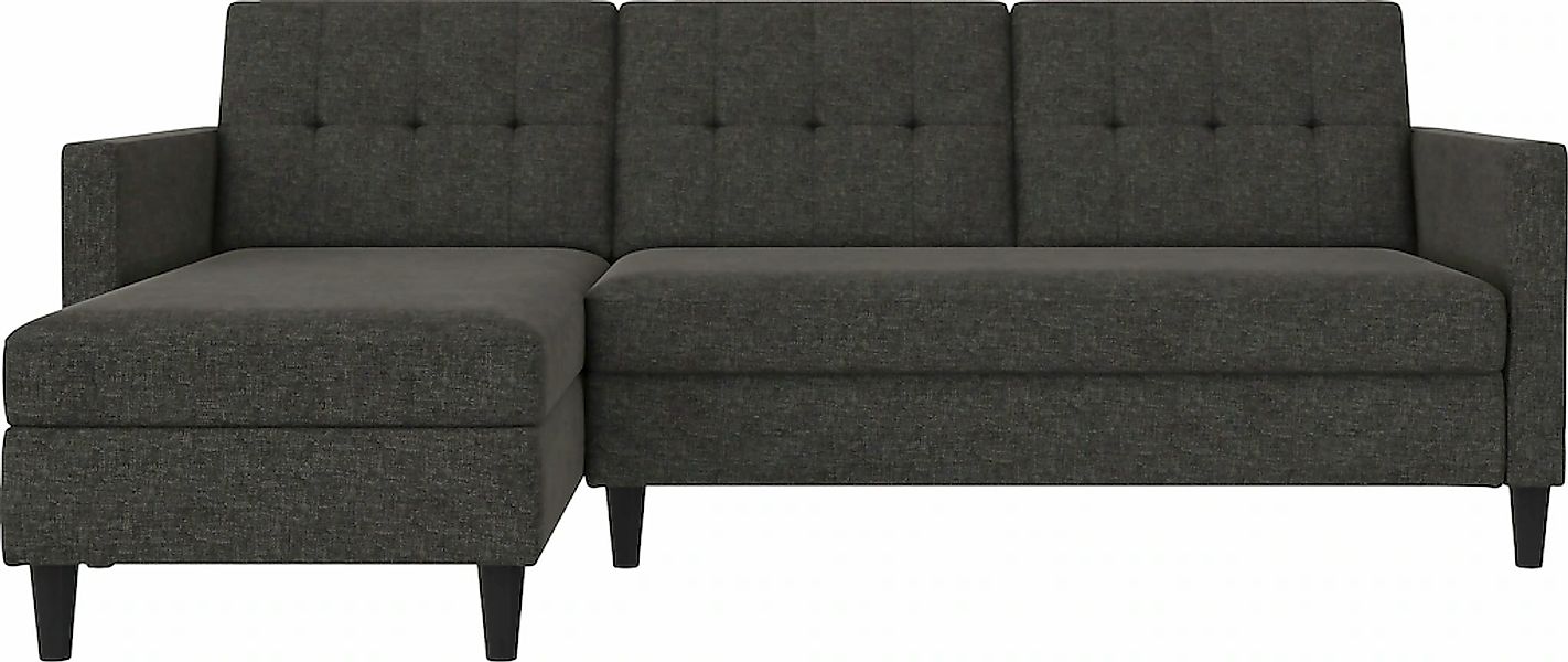 Dorel Home Ecksofa "Hartford II" mit Bettfunktion und Stauraum, Recamiere b günstig online kaufen